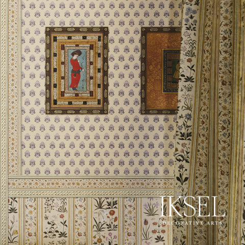 Schumacher Mogul Bouquet Original Wallpaper Sample RW319CS01-255