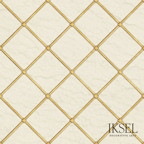 Schumacher Jali Sat Bone Wallpaper Sample RW326CS21-255
