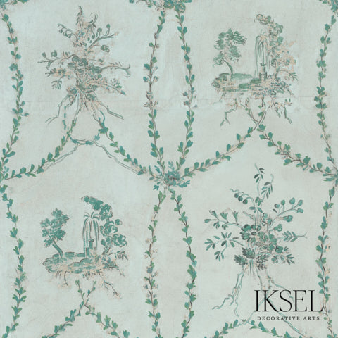 Schumacher Louis Xvi Dominos Original Wallpaper Sample RW412CS01-255