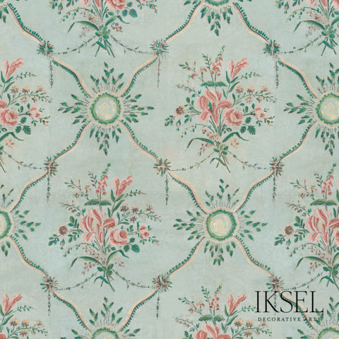 Schumacher Louis Xvi Bouquet Original Wallpaper Sample RW414CS01-255