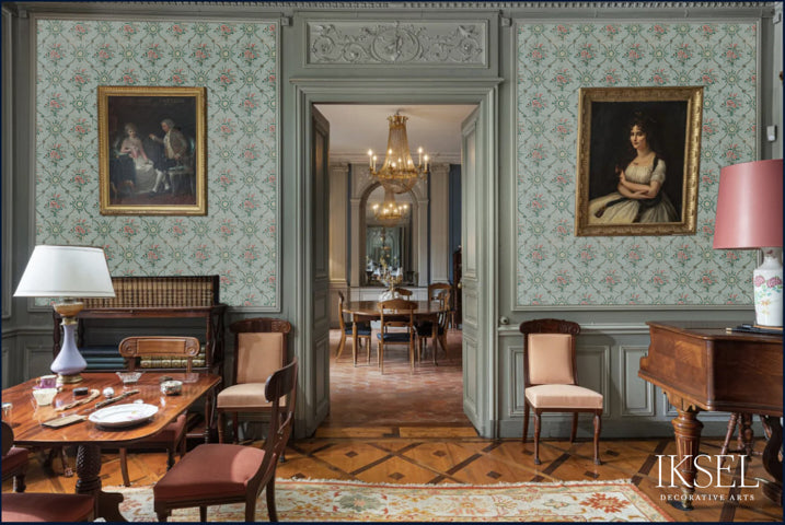 Schumacher Louis Xvi Bouquet Original Wallpaper Sample RW414CS01-255