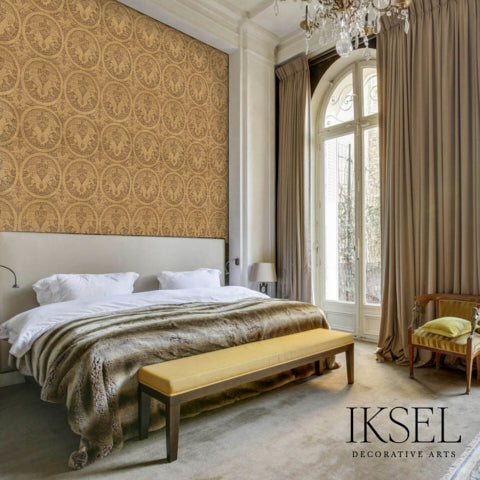 Schumacher Ogodei Lions Original Wallpaper Sample RW902CS01-255