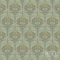 Iksel Nasrid Lions Sage Wallpaper RW916CR60-255