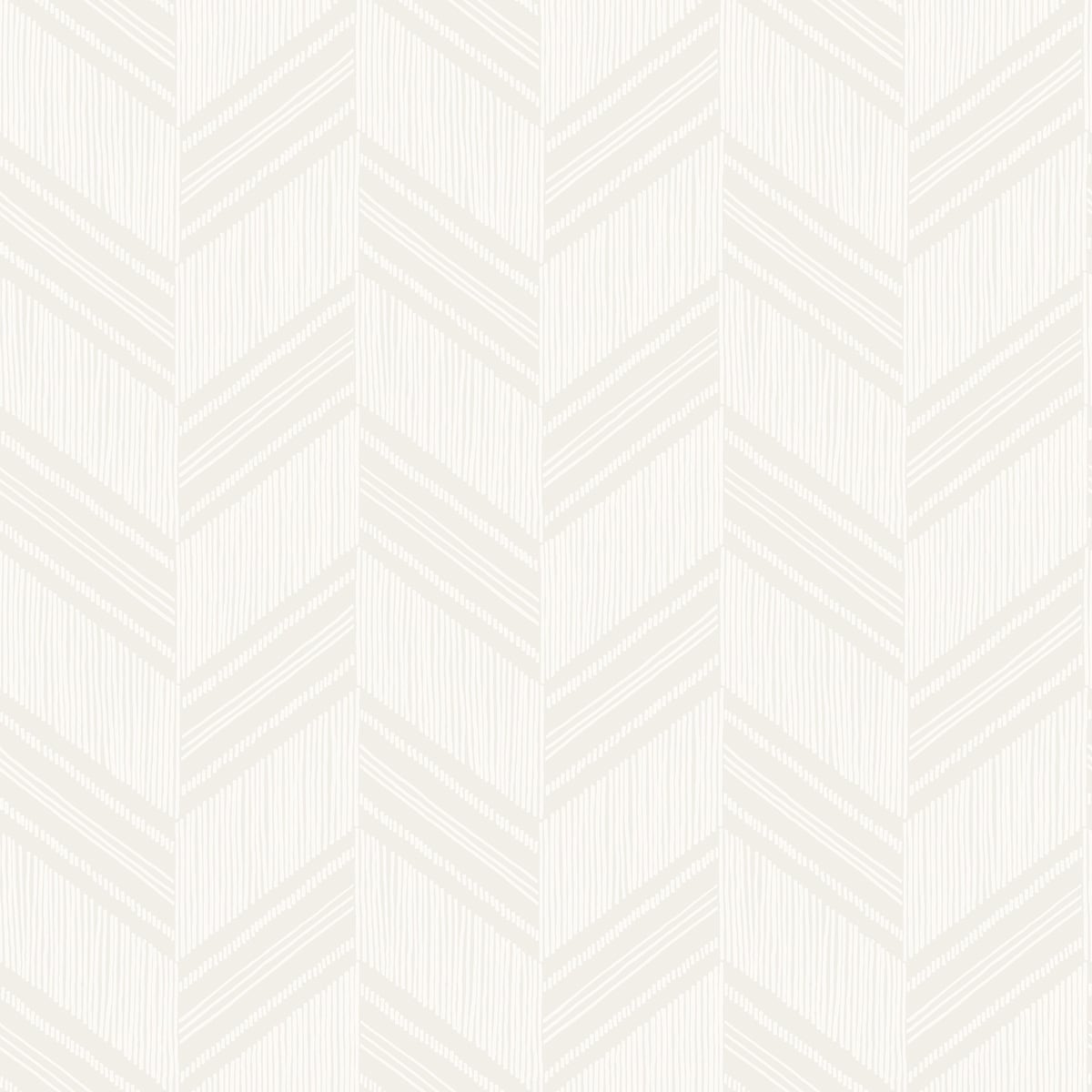 Seabrook Designs Boho Chevron Stripe Daydream Gray And Ivory Wallpaper RY30410