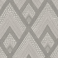 Seabrook Designs Panama Boho Diamonds Cove Gray Wallpaper RY30508
