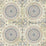 Seabrook Designs Mandala Boho Tile Coral, Cream, And Midnight Blue Wallpaper Sample RY30706
