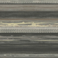 Seabrook Designs Horizon Brushed Stripe Brushed Ebony, Walnut, And Blonde Wallpaper RY31320