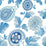 Seabrook Designs Calypso Paisley Leaf Fabric Blue Oasis And Ivory Fabric RY31902F