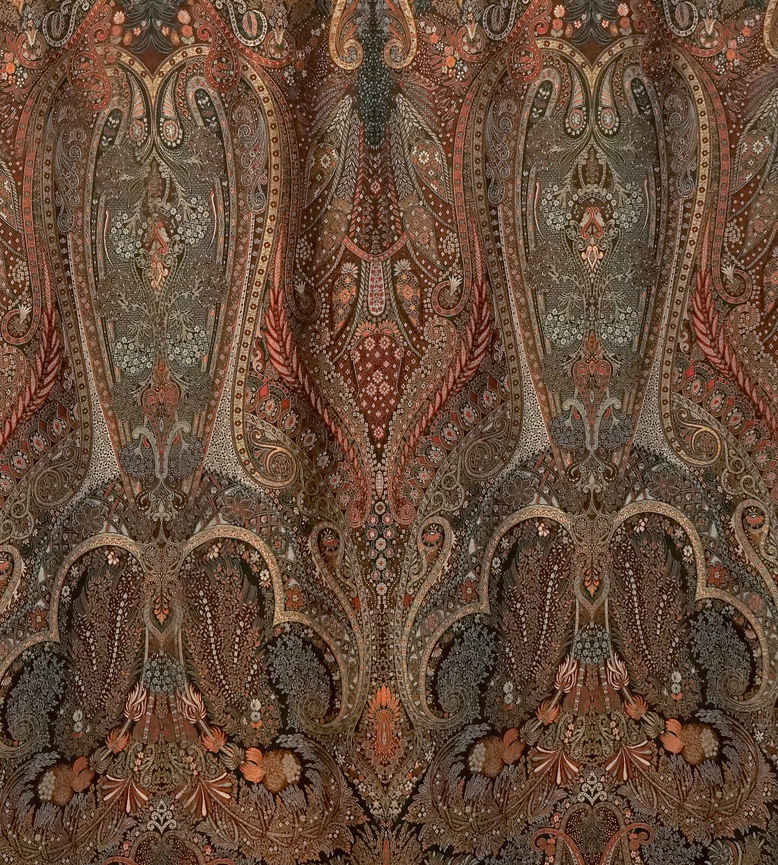 Old World Weavers Livonia Black Multi Fabric Sample SB78110002