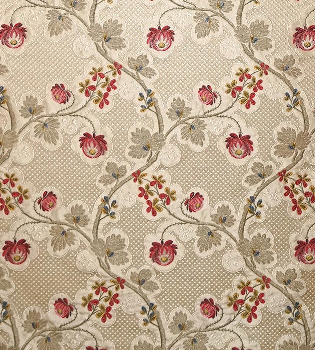 Old World Weavers Trottola Strawberry Cream Fabric SB03520007