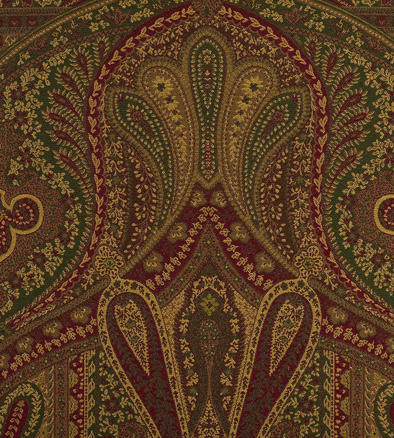 Old World Weavers Cachemire Persiano Marrone Fabric SB03430096