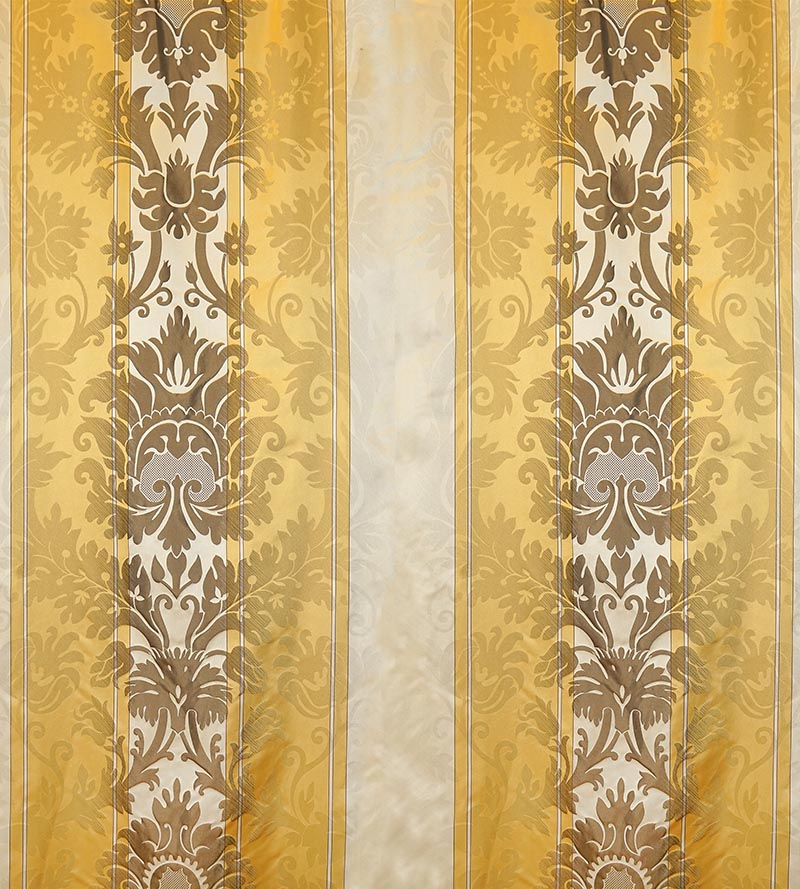 Old World Weavers Aliplo Gold/Cocoa Fabric Sample SB16128347