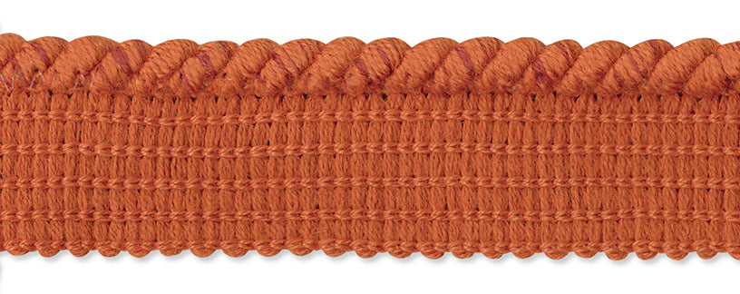 Perennials Spiral Cord Red Coral Fabric Sample SC-166
