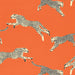 Scalamandre Leaping Cheetah Cotton Print Clementine Fabric SC166340002