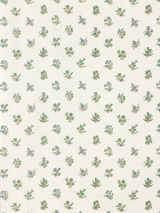 Scalamandre Summer Flora Print Key Lime Fabric Sample SC166660002