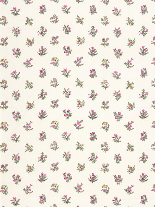 Scalamandre Summer Flora Print Sorbet Fabric SC166660004