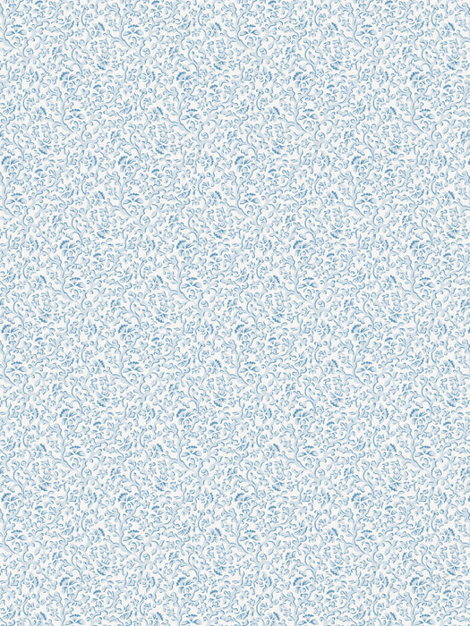 Scalamandre Bandbox Print Misty Blue Fabric Sample SC166680006