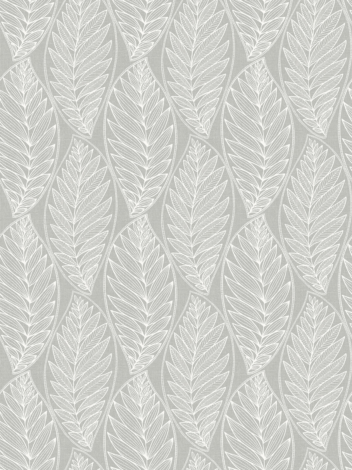 Seabrook Designs Kira Leaf Husk Harbor Grey Wallpaper SC20308