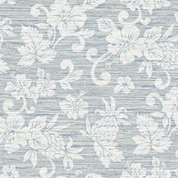 Seabrook Designs Juno Island Floral Fantasy Blue Wallpaper SC20812