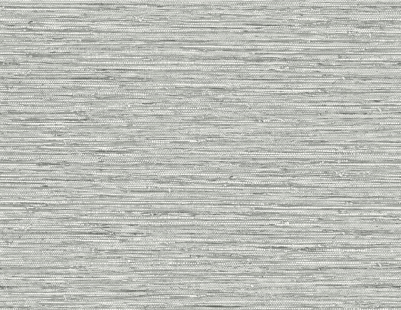 Seabrook Designs Isla Faux Jute Half Moon Grey Wallpaper SC20908