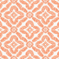 Seabrook Designs Talia Botanical Medallion Salmon Wallpaper SC21301