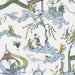 Scalamandre Ping - Wallcovering Cream Sky Wallpaper Sample SCWP16254D0002
