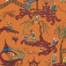 Scalamandre Ping - Wallcovering Pumpkin Port Wallpaper SCWP16254D0003