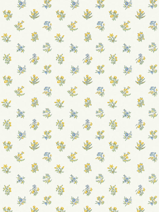 Scalamandre Summer Flora Wallcovering Golden Meadow Wallpaper SCWP81053D0001