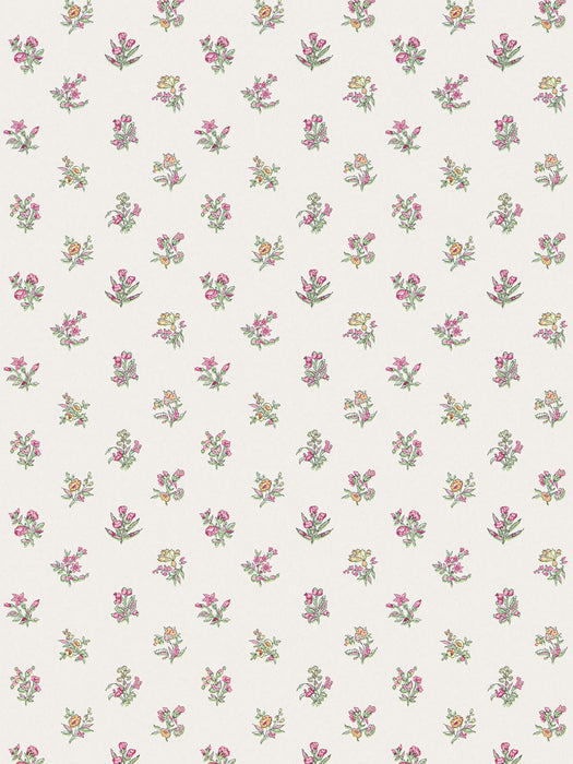 Scalamandre Summer Flora Wallcovering Sorbet Wallpaper SCWP81053D0006