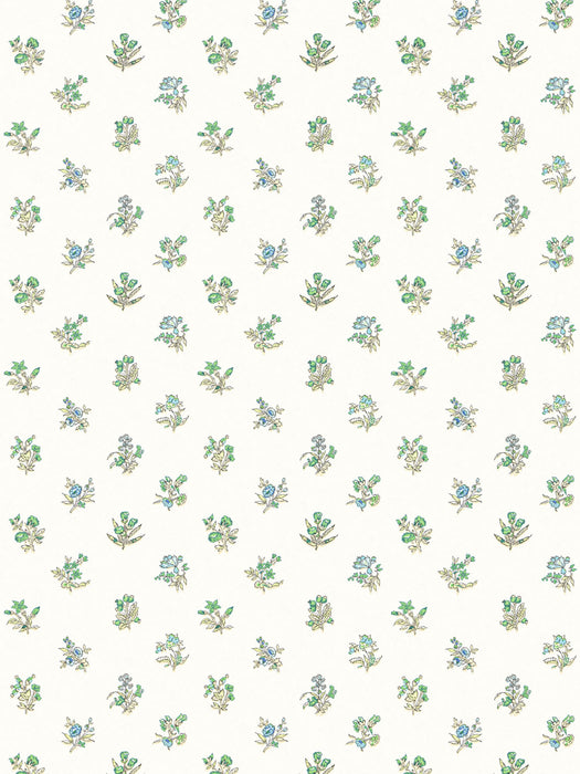 Scalamandre Summer Flora Wallcovering Key Lime Wallpaper Sample SCWP81053D0009
