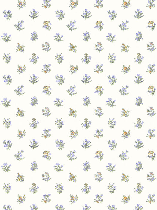 Scalamandre Summer Flora Wallcovering Lavender Wallpaper SCWP81053D0010