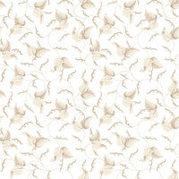 Scalamandre Angle Leaf Wallcovering Sand Wallpaper SCWP81525D0001
