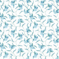 Scalamandre Angle Leaf Wallcovering Sky Garden Wallpaper SCWP81525D0004