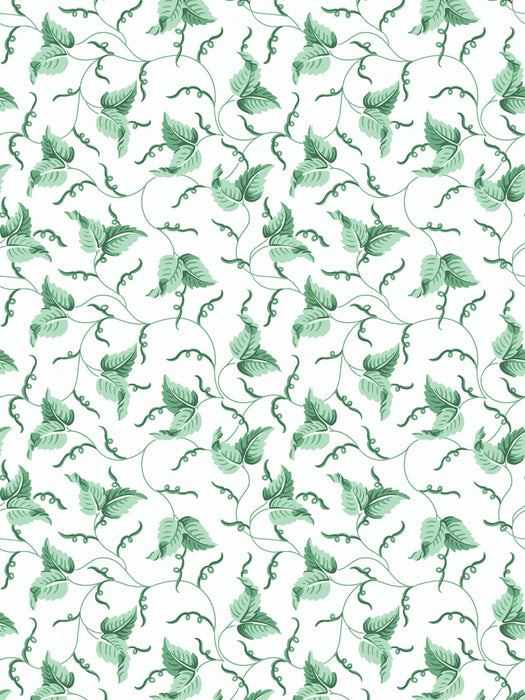 Scalamandre Angle Leaf Wallcovering Jade Wallpaper SCWP81525D0005