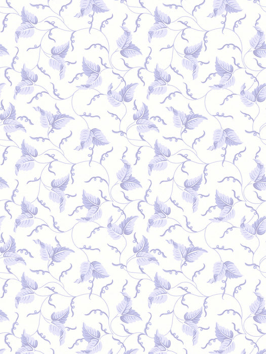 Scalamandre Angle Leaf Wallcovering Lavender Wallpaper Sample SCWP81525D0007