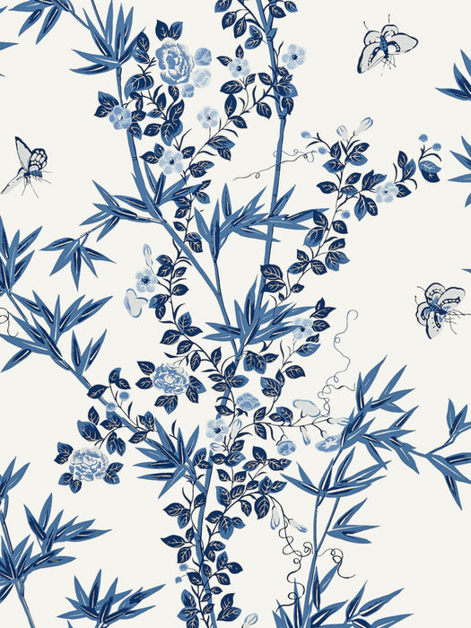 Scalamandre Jardin De Chine Porcelain Wallpaper SCWP88375D0002