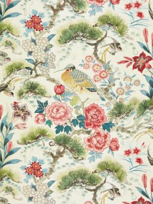 Scalamandre Shenyang Sisal Bloom Wallpaper SCWP88380D0003