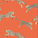 Scalamandre Leaping Cheetah Clementine Wallpaper Sample SCWP88449D0002