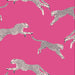 Scalamandre Leaping Cheetah Bubblegum Wallpaper Sample SCWP88449D0003