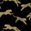 Scalamandre Leaping Cheetah Black Magic Wallpaper SCWP884490006