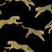 Scalamandre Leaping Cheetah Black Magic Wallpaper SCWP884490006