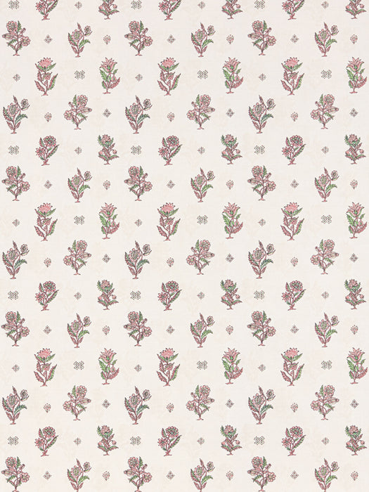 Scalamandre Calico Wallcovering Peony Wallpaper Sample SCWP88612D0002