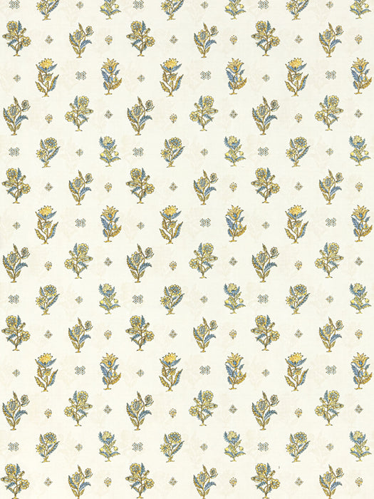 Scalamandre Calico Wallcovering Golden Sky Wallpaper SCWP88612D0003