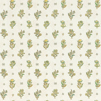 Scalamandre Calico Wallcovering Lemongrass Wallpaper SCWP88612D0004