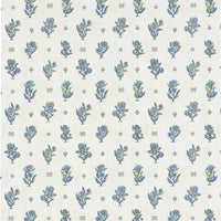 Scalamandre Calico Wallcovering Lapis Olive Wallpaper SCWP88612D0006