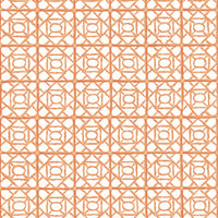 Scalamandre Ormond Fret Wallcovering Tangerine Wallpaper SCWP88613D0005