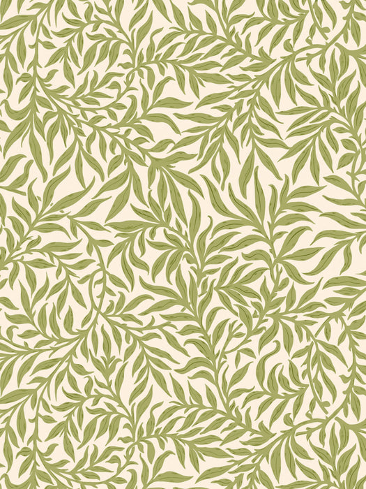 Scalamandre Willow Wallcovering Moss Wallpaper SCWP88614D0002