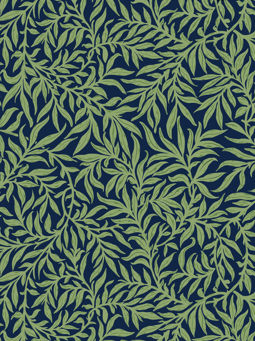 Scalamandre Willow Wallcovering Midnight Wallpaper SCWP88614D0003