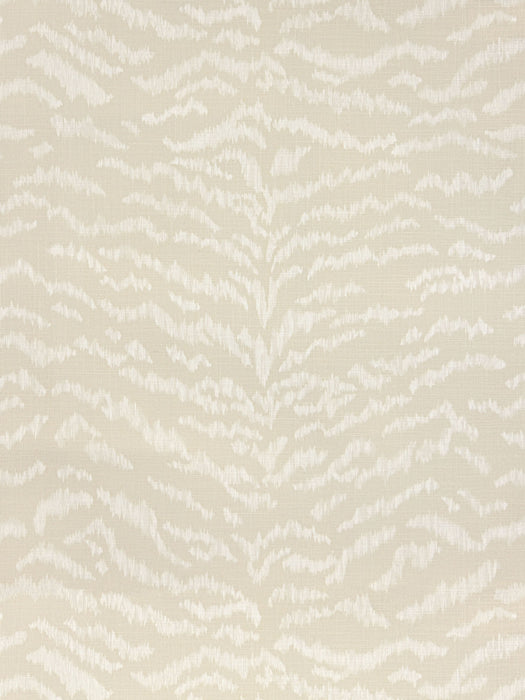 Scalamandre Tigress Printed Linen Wc Desert Sand Wallpaper Sample SCWP88616D0004