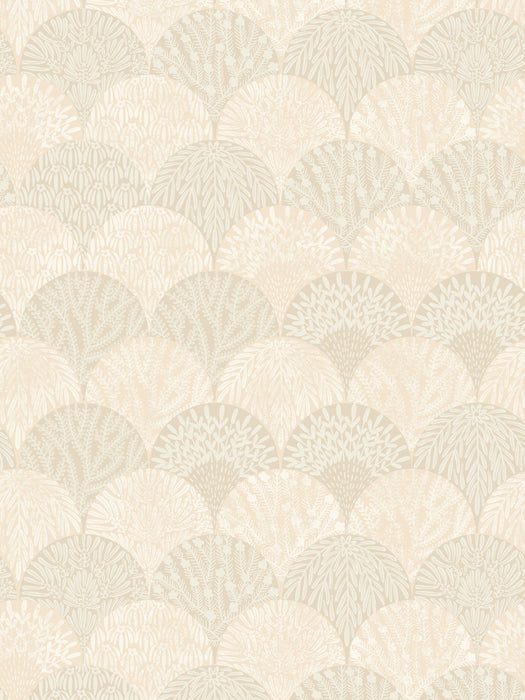 Scalamandre Herb Garden Wallcovering Parchment Wallpaper Sample SCWP88618D0001